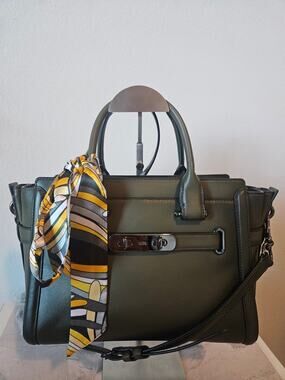 Coach Swagger 27 Satchel in Burnished Olive Green 38372 - Excellent Condition!